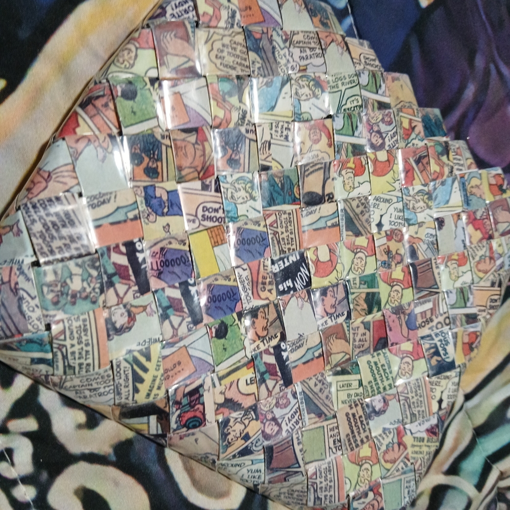 Comic Strip Patterned Clutch - image 1